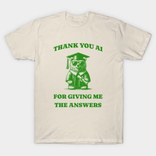 Thank you AI Graduation T-Shirt